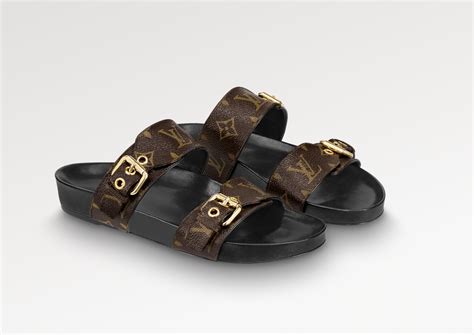 mule bom dia louis vuitton|louis vuitton mules slides.